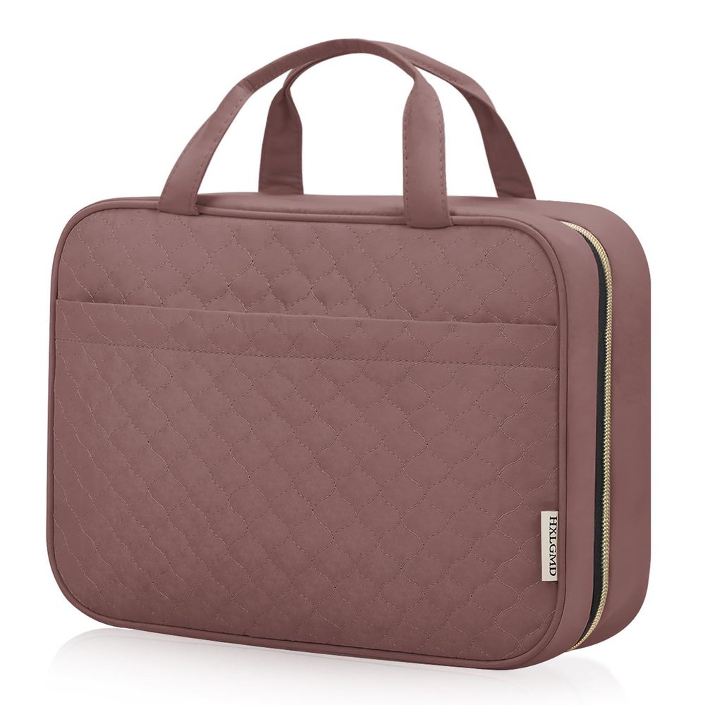 Travel Size Toiletry Bag For Women, Portable Cosmetic Bag With Hanging Hook,🐻